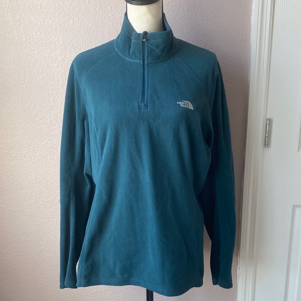 The North Face Women's Teal Half-Zip Fleece